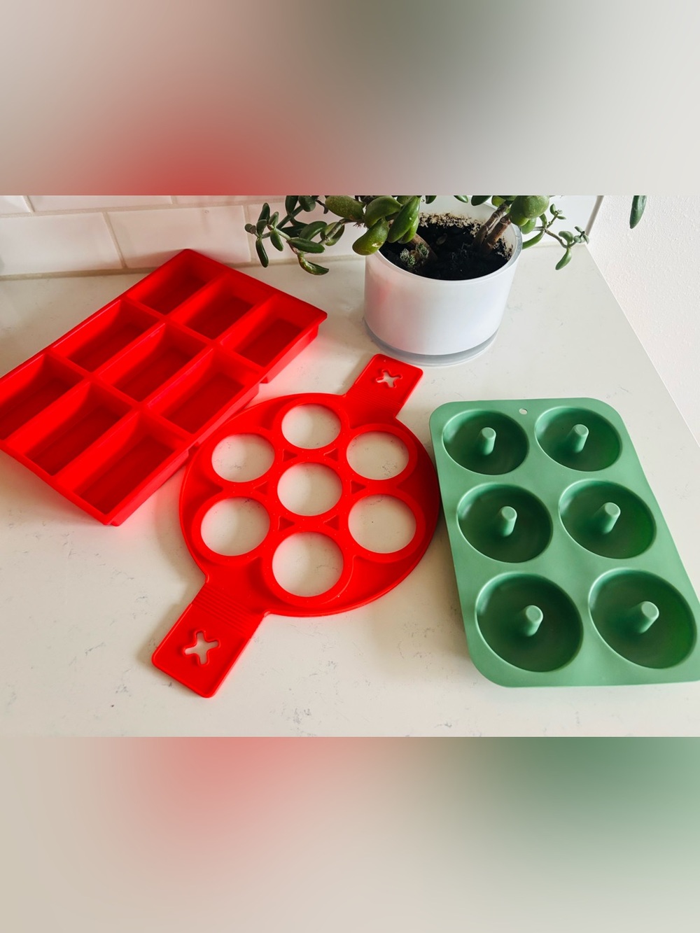 Silicone baking set of 3